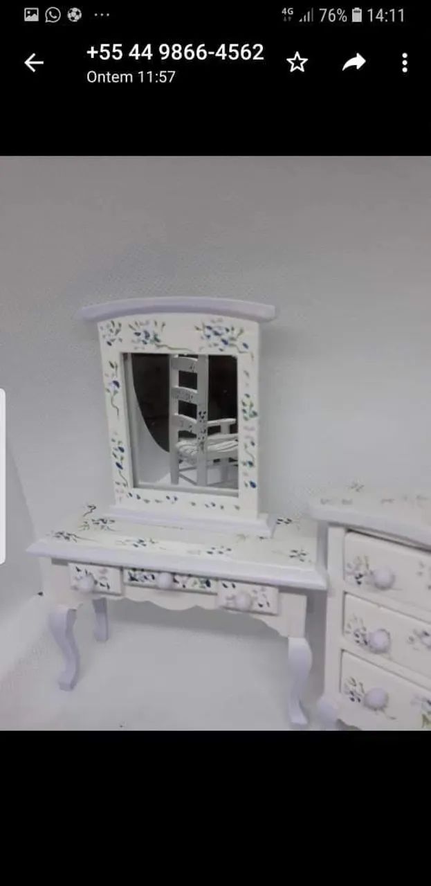 Mini moveis p casinha  bonecas