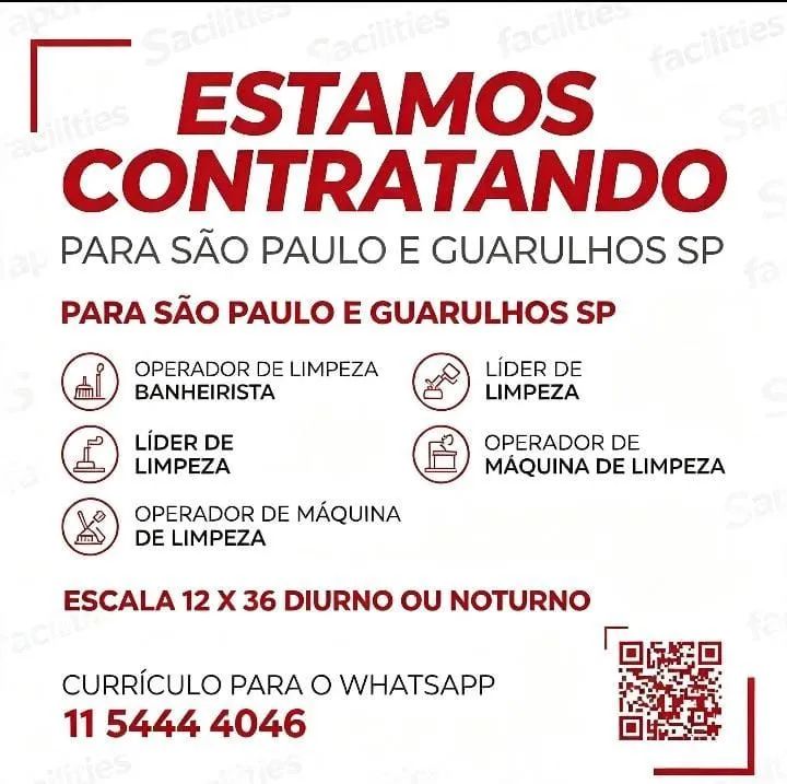 VAGAS LIMPEZA