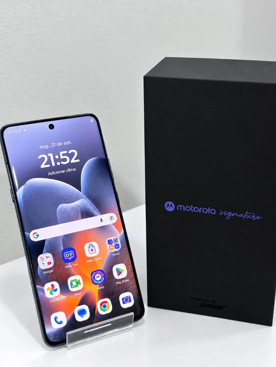 Motorola Signature 512gb com nota fiscal 