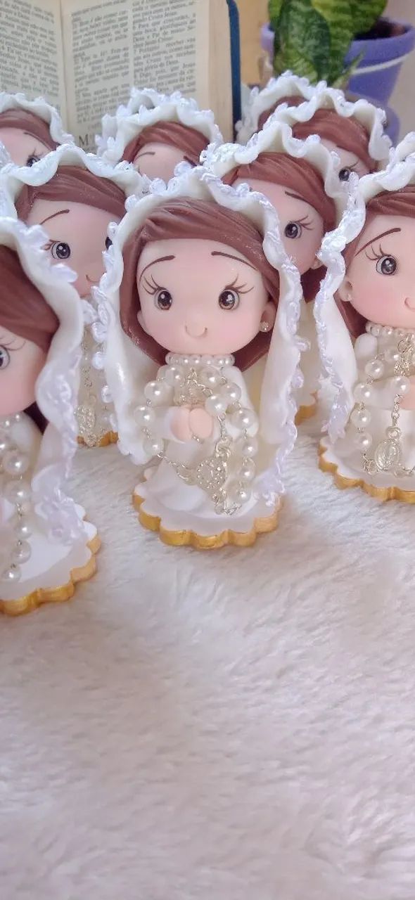 Lembrancinhas para Primeira Eucaristia em Biscuit  - Foto 5