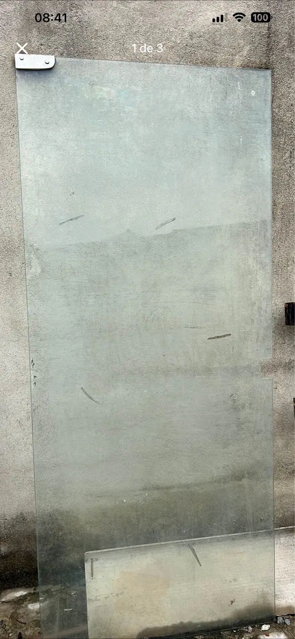Porta de vidro 2,08 x90