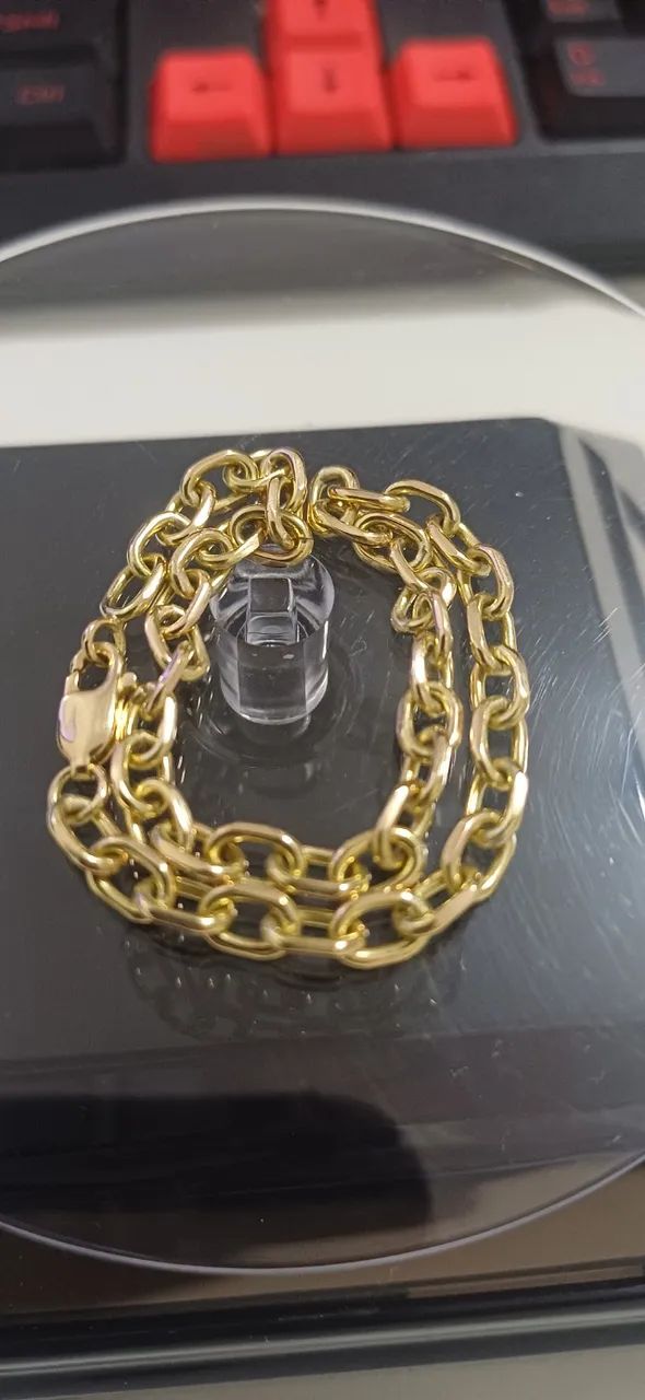 PULSEIRA EM OURO 18K./750 CARTIER MACIÇA.