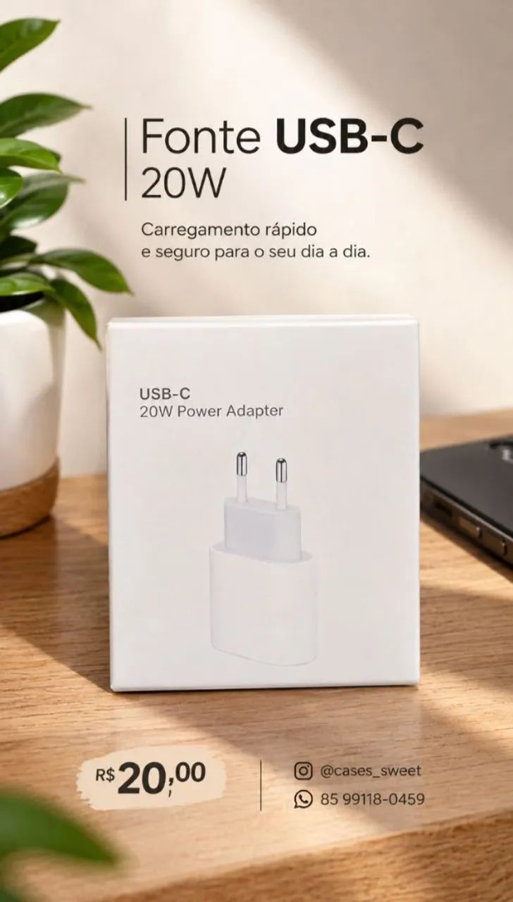 Fonte USB-C 20W