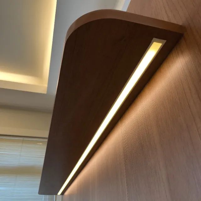 Painel de TV 75 Polegadas | Fita de LED | Nicho para Eletrônicos | Entrega Rápida - Foto 3