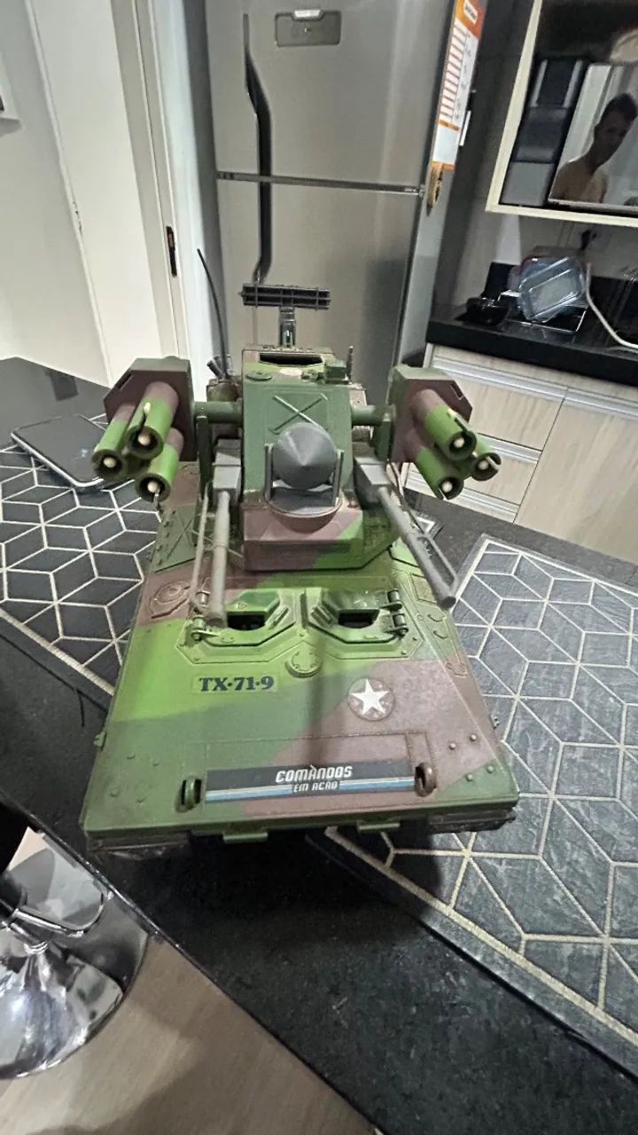 Brinquedo antigo - tanque de guerra - Foto 5