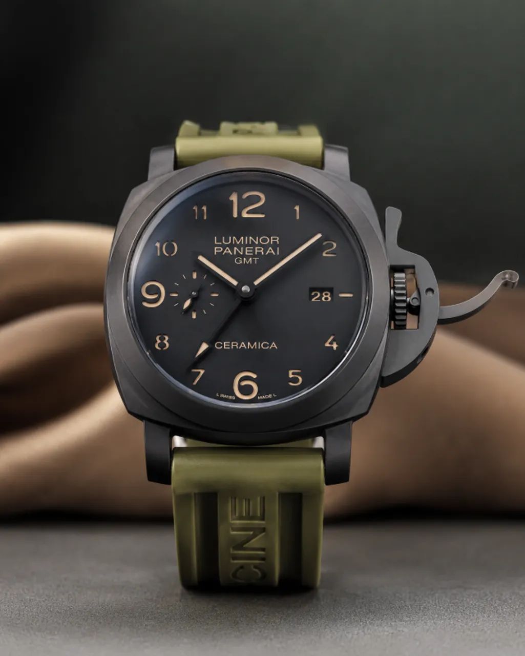 Panerai 1a linha  relógio militar automático design italiano  - Foto 3