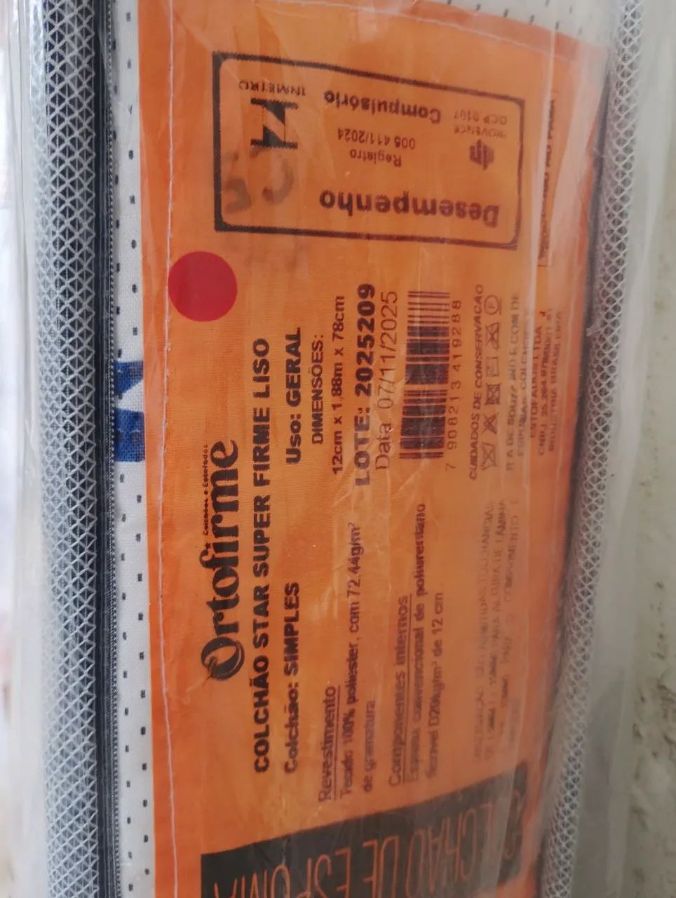 Vendo Colchão Solteiro ORTOFIRME  - Foto 2