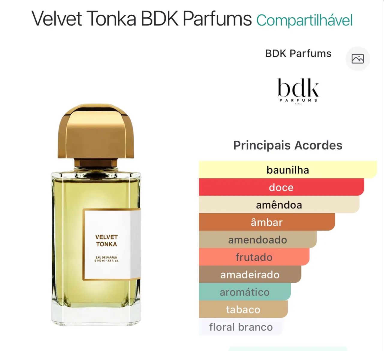 Velvet Tonka BDK Parfums 100ml - Foto 2