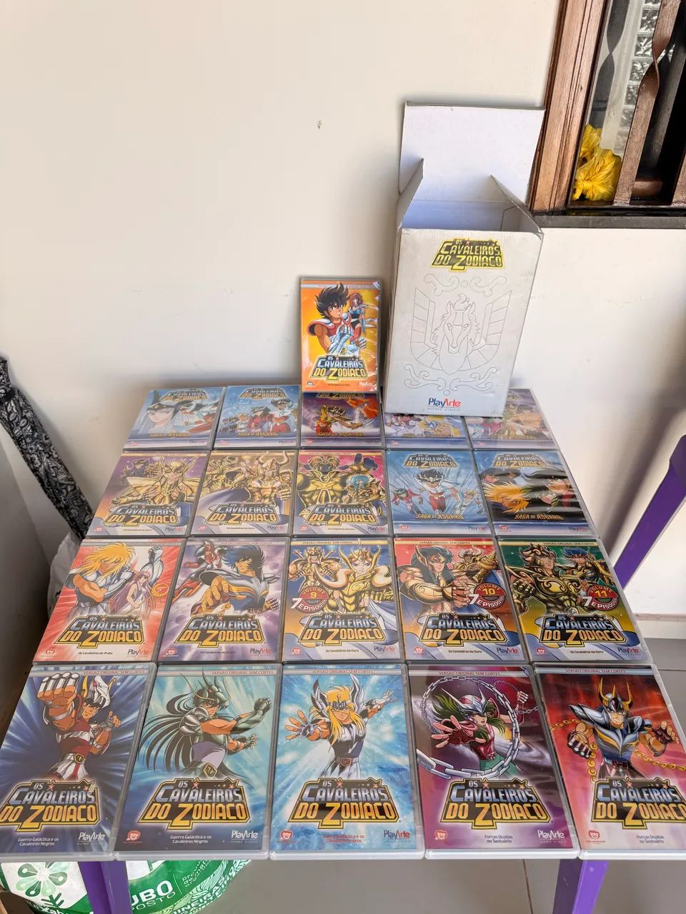 Coleção completa de DVDs dos Cavaleiros do Zodíaco - Foto 2
