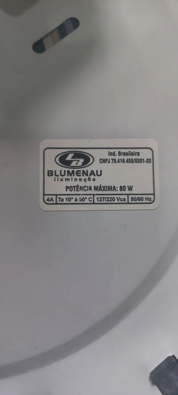 Par Luminaria teto 2 lâmpadas  - Foto 2