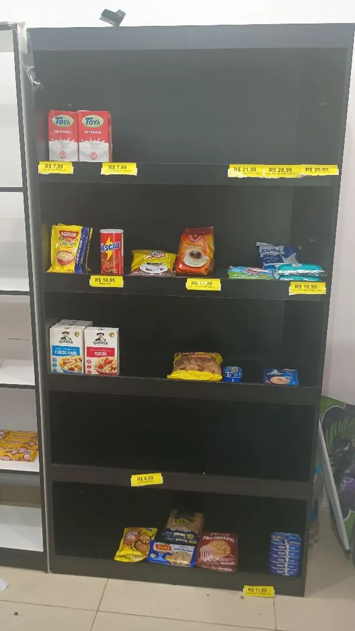 Prateleira mercado 
