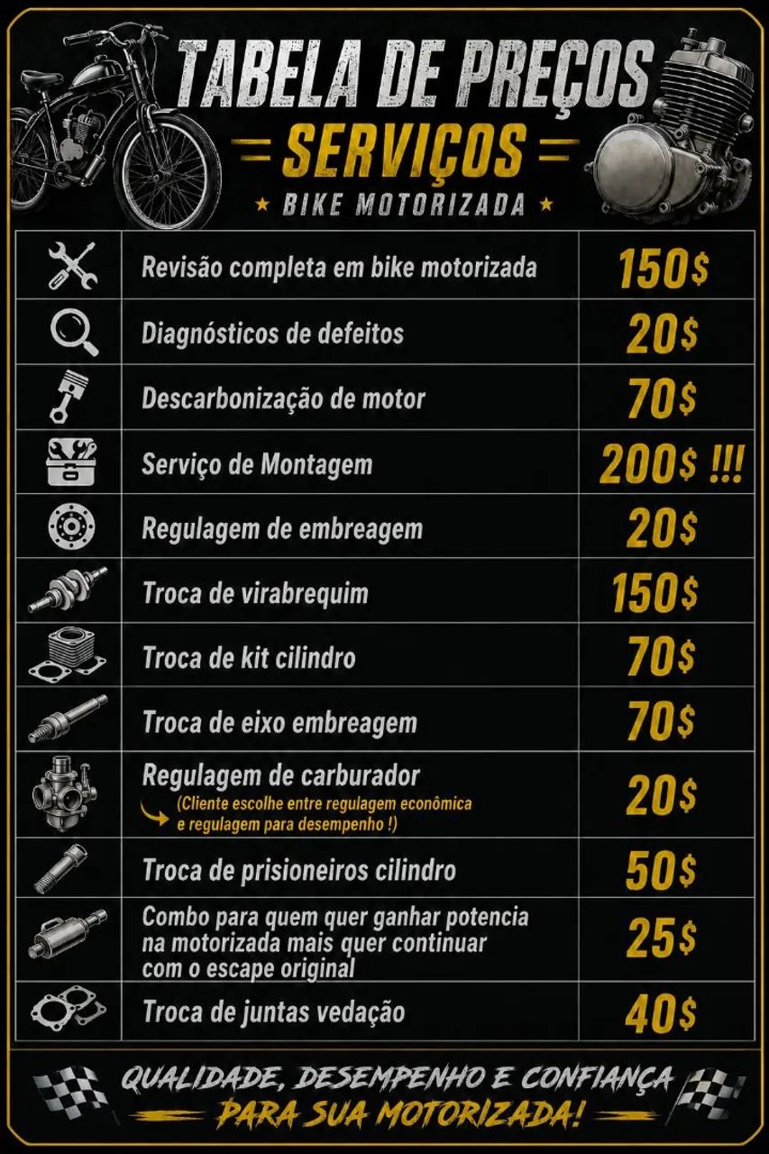 Serviço manutenção e montagem de bikes e motorizadas , LEIA A DESCRIÇÃO!!! - Foto 3