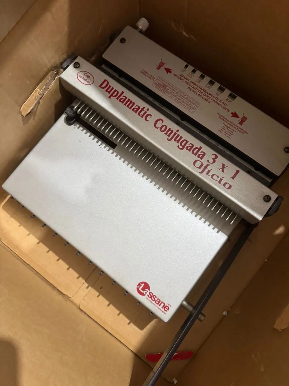 Encadernadora conjugada wire-o Lassane 3 em 1!