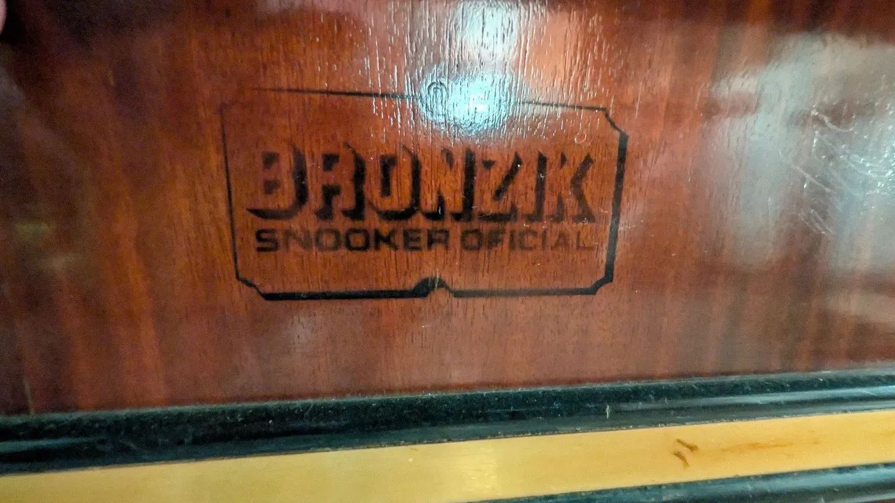 *RARIDADE* MESA DE SINUCA BRONZIK OFICIAL