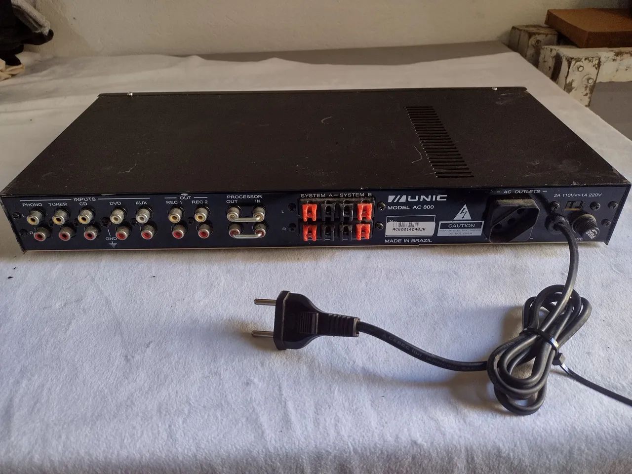 Amplificador UNIC AC 800 - Foto 6