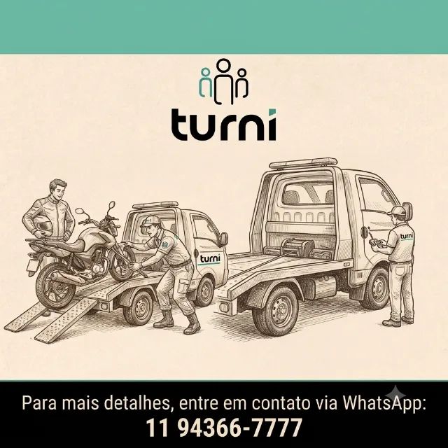 Motorista para Recolhimento, Resgate e Transporte de Motos -