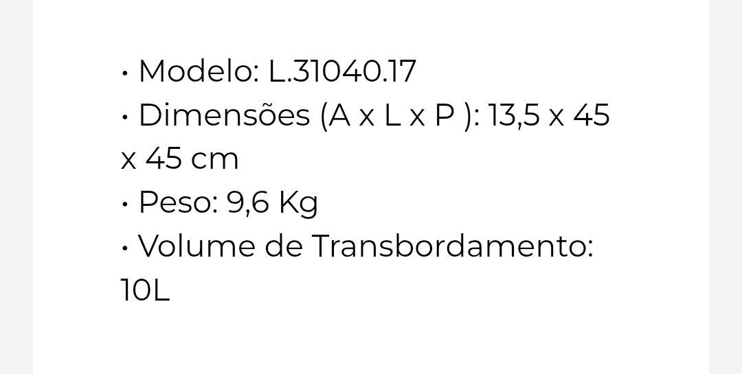 Cuba DECA NOVA NA CAIXA  Quadrada de Embutir 45cmx45cm Branco Slim - Foto 2
