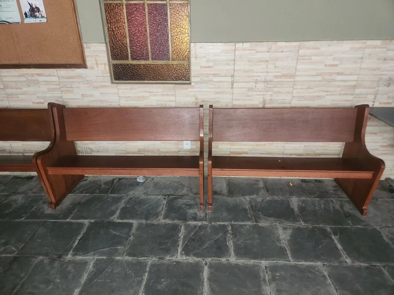 Bancos de madeira maciça Angelin 2, 3 e 4 lugares - Foto 3