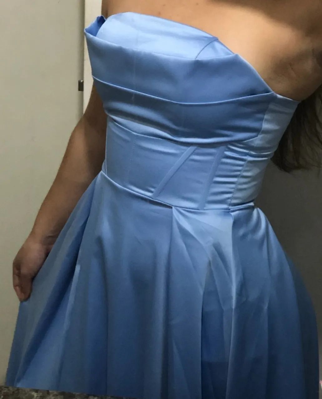Vestido Azul Claro Madrinha - Foto 2