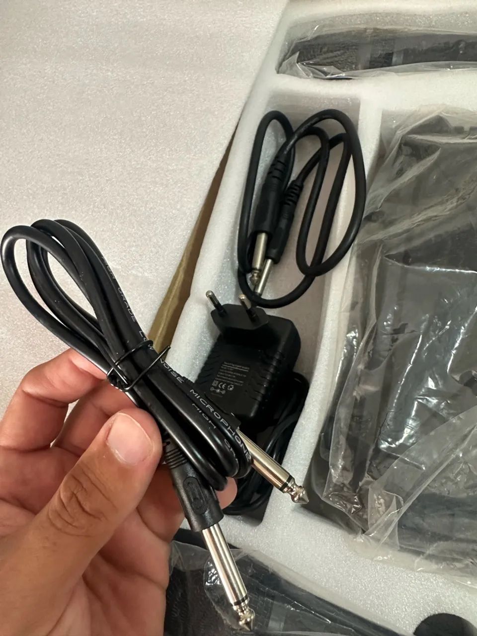 Microfone sem fio duplo TAGIMA TMJ - Foto 5
