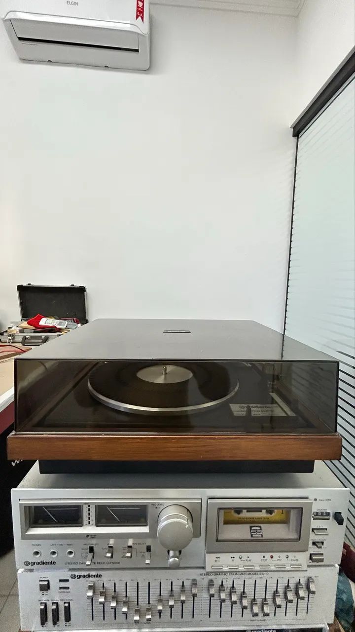 Toca-Discos Gradiente 830S - Revisado e Funcionando Perfeitamente