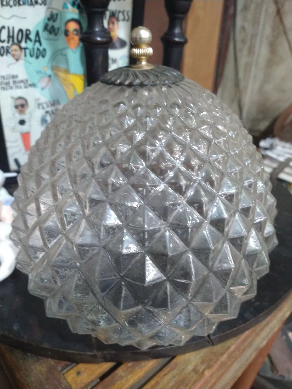 Antiga globo bico de jacá 