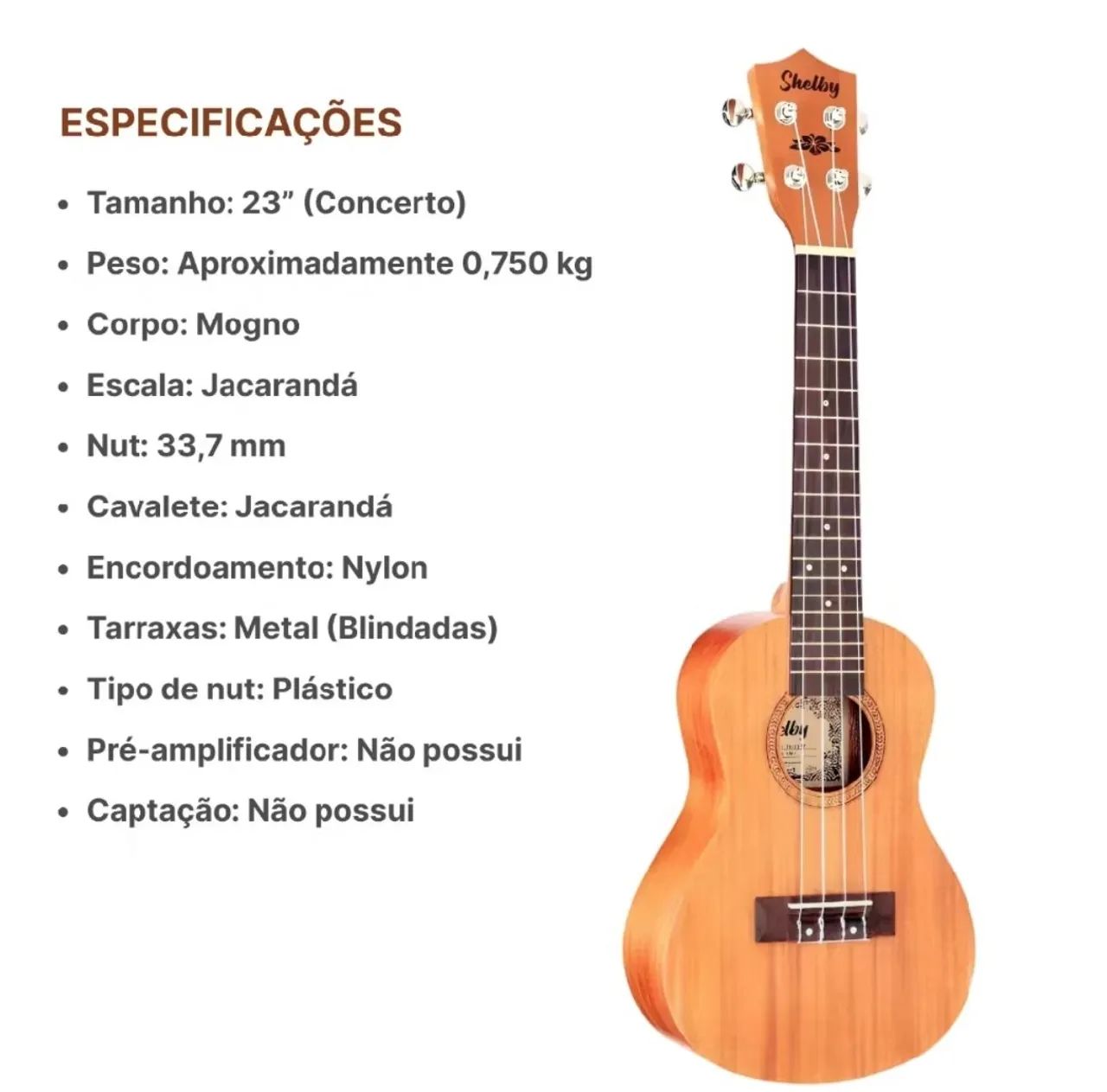 Ukulele - Shelby - Foto 5