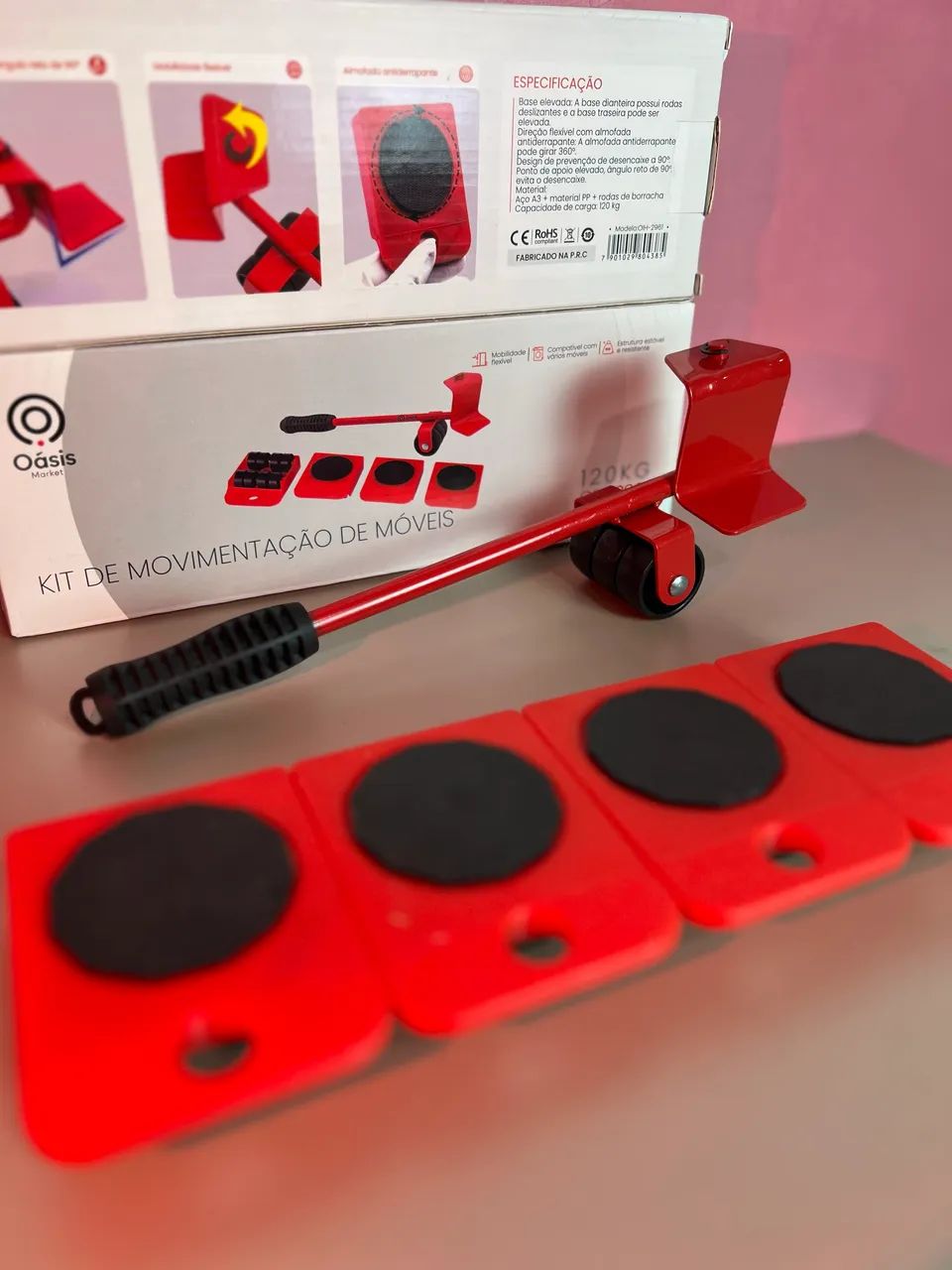 KIT DE MOVIMENTAÇÃO DE MÓVEIS