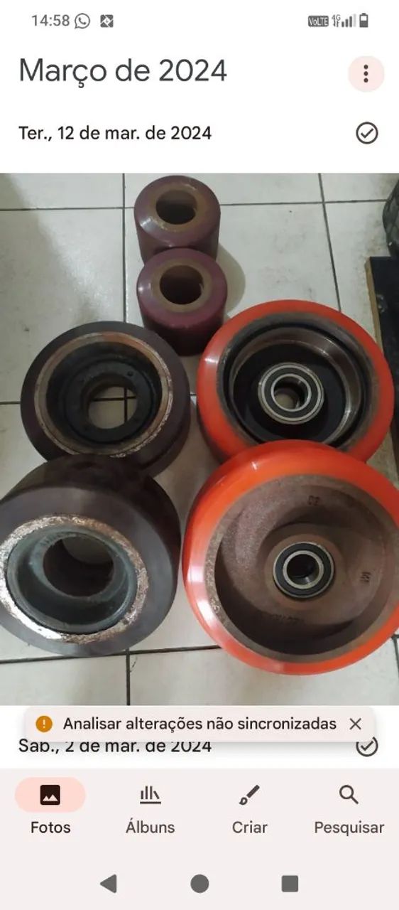 Vwndo rodas de carga pra empilhadeiras elétricas 
