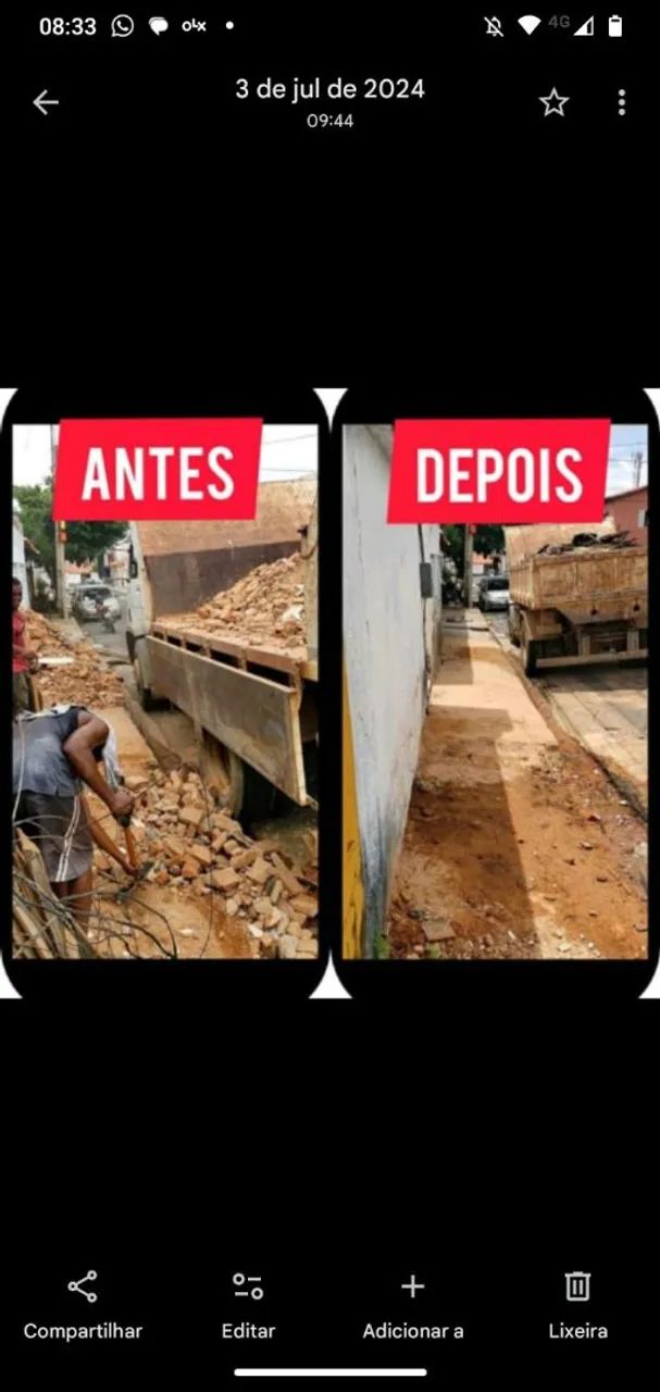REMOÇÃO DE ENTULHOS EM GERAL;  - Foto 2