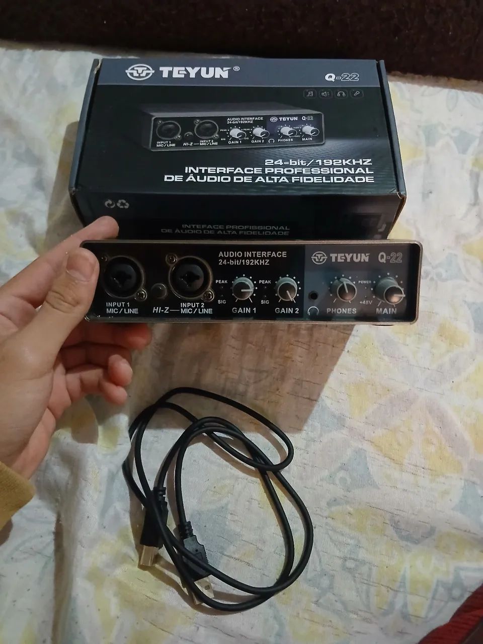 INTERFACE DE AUDIO TEYUN Q22