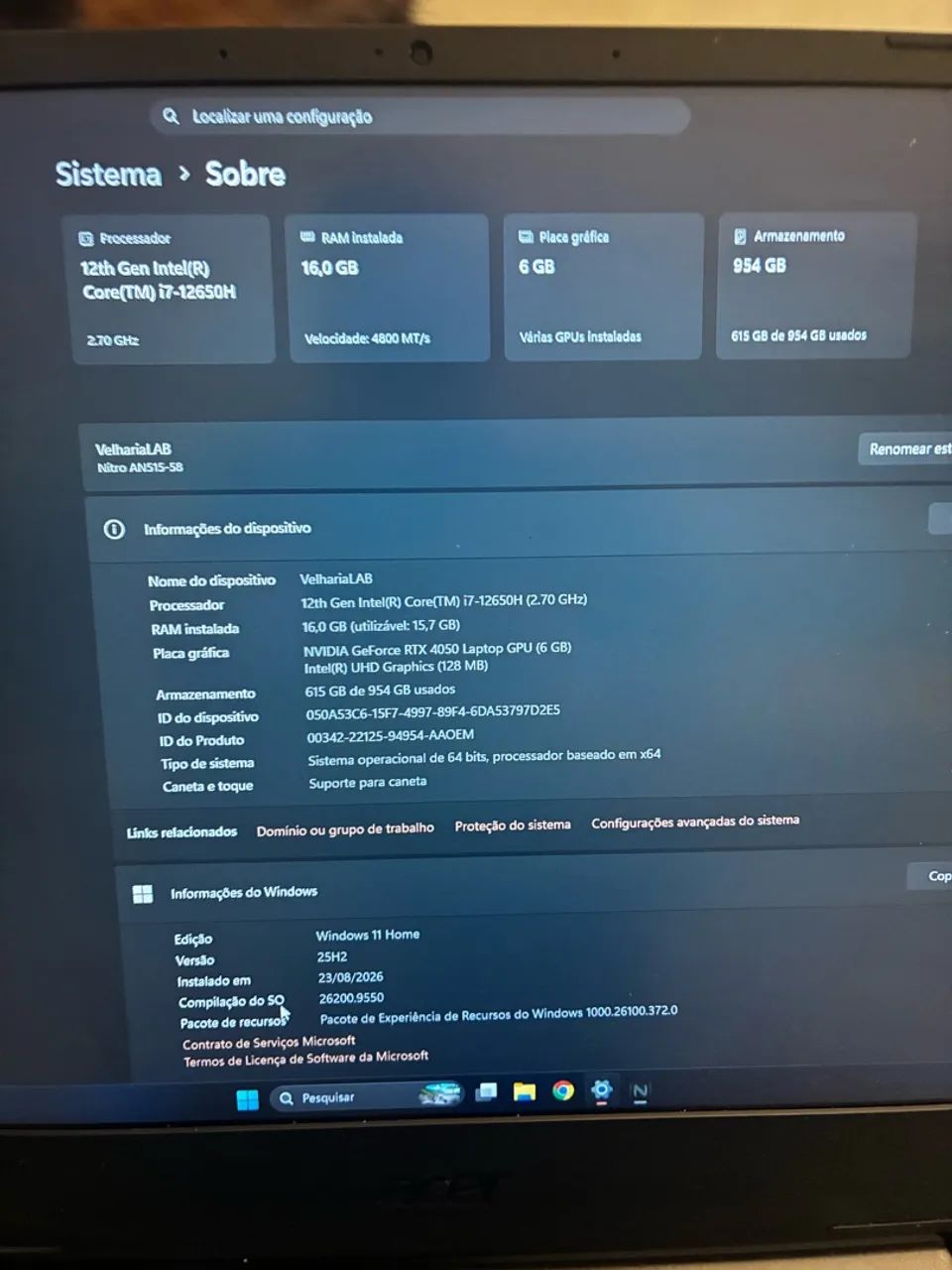 Notebook Nvidia RTX4050 - Foto 2