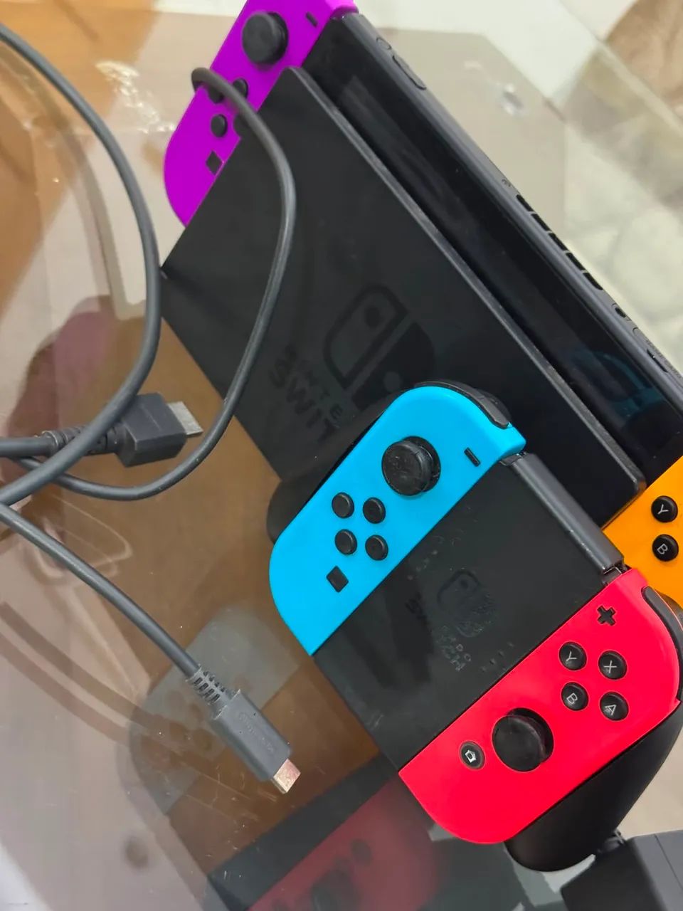 Nintendo Switch 01 com 02 controles  - Foto 4