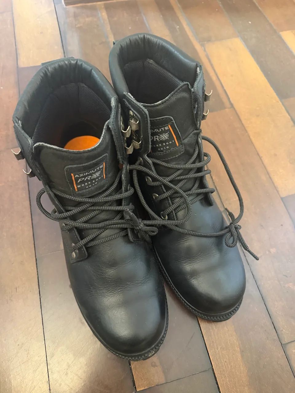 ? BOTA AZIMUTE PRO WORK BOOT - PRETA número 47 - Foto 3