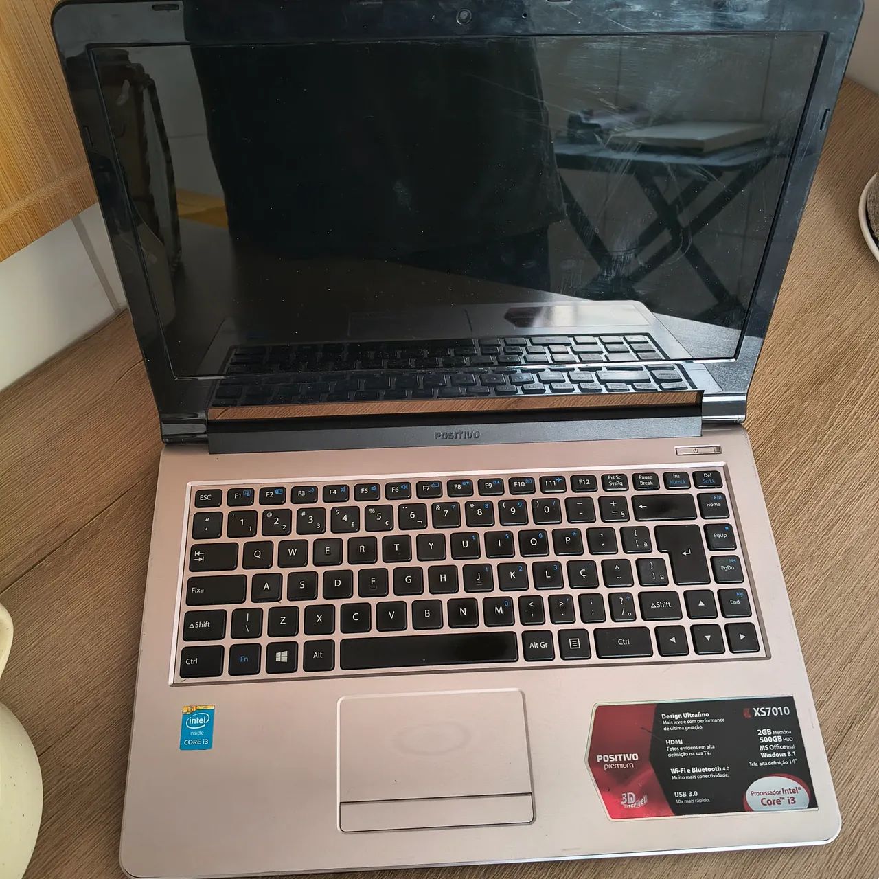 Notebook Positivo XS7010 - Sucata 