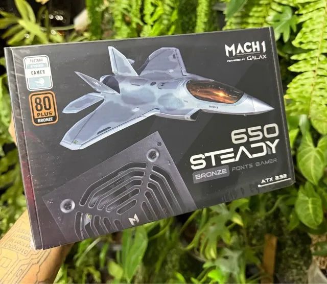 Fonte 650w Mach1 by GALAX - nova, lacrada!