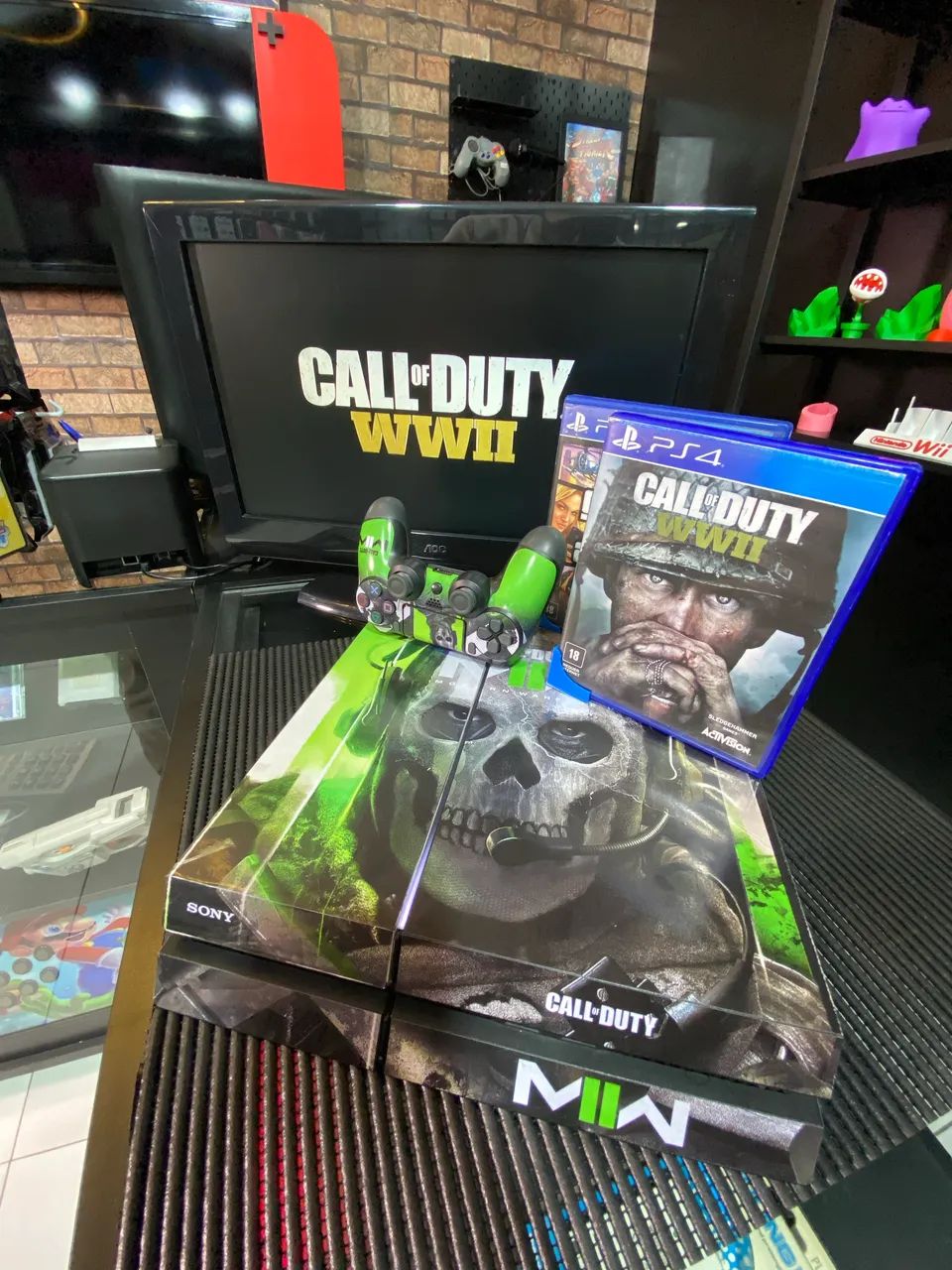 PlayStation 4 com jogos 