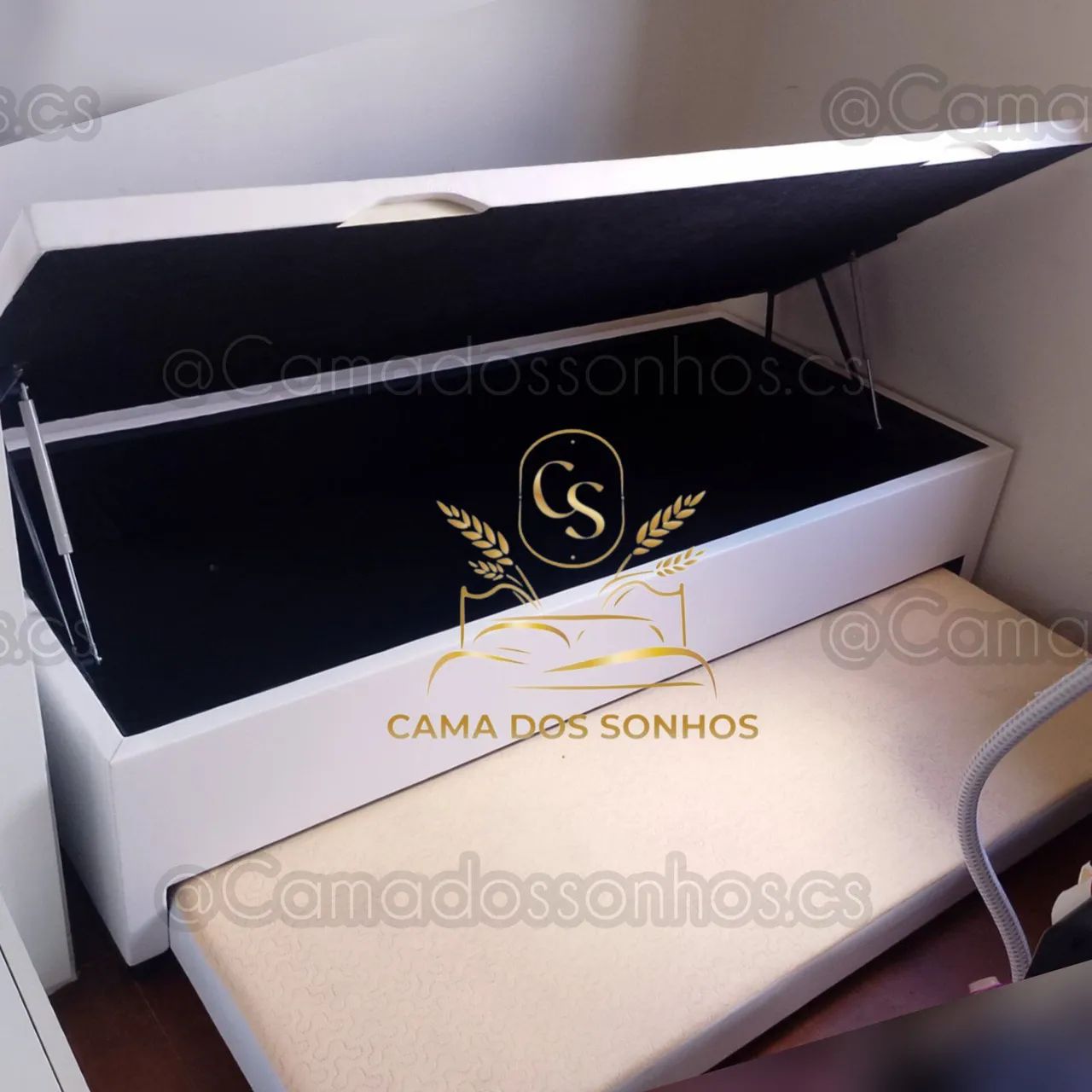 Cama baú solteiro e solteirão  - Foto 4