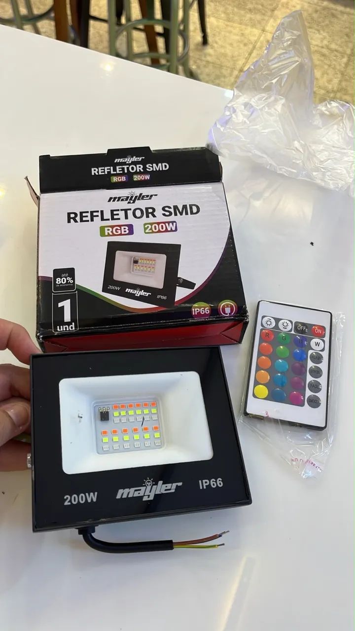 Refletor 200w Rgb 