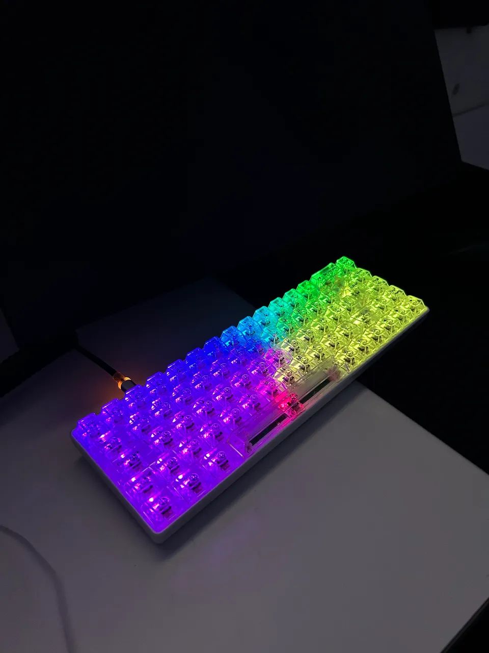KIT KEYCAPS TRANSPARENTES 