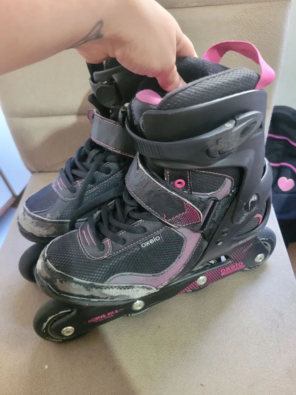 PATINS ROLLER INLINE Oxelo - Foto 3