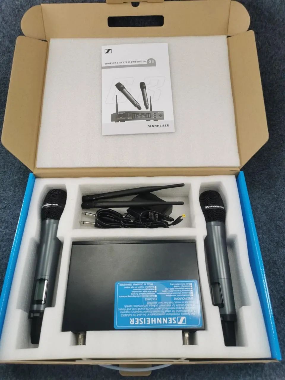 Microfone Sennheiser  Duplo ew100 G3