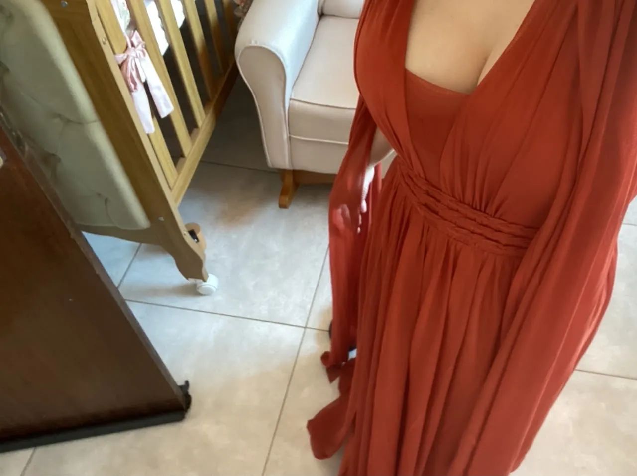 Vestido terracota DOCE PIMENTA - Foto 2