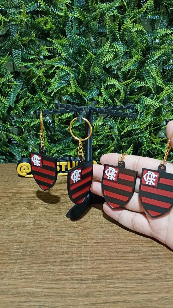 Kit 4 chaveiros do Flamengo - Foto 5