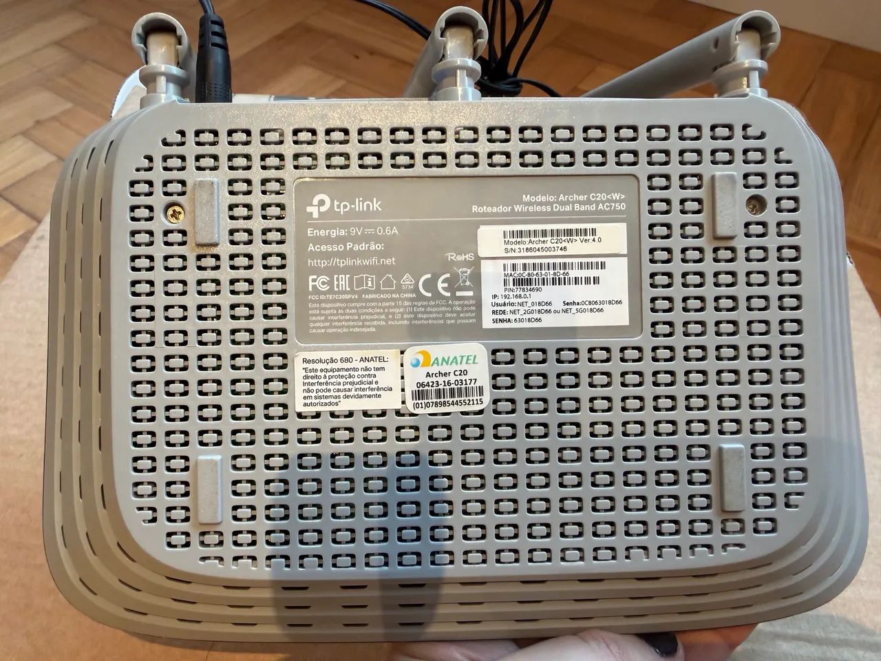 Roteador Wireless Dual Band C750 TP Link Archer C20 - Foto 2