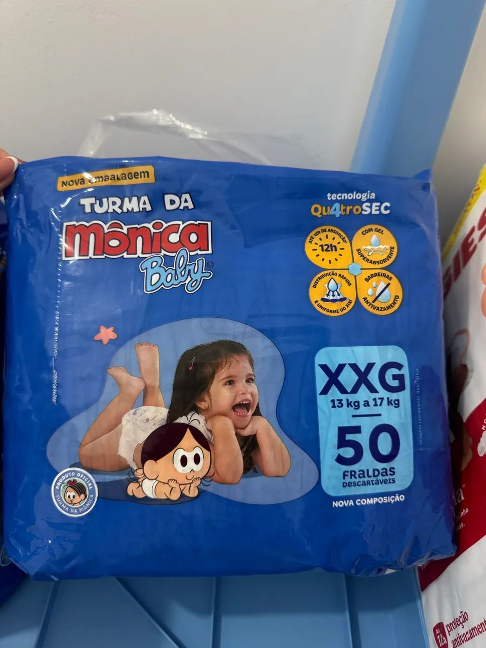 Fraldas turma da Mônica 