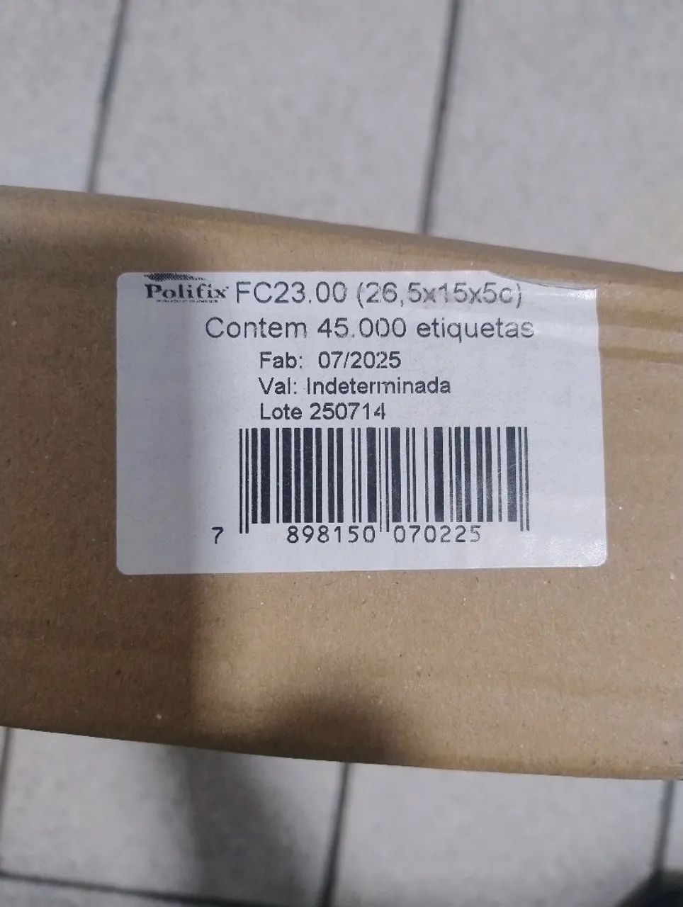 Etiqueta 26x15 5 colunas formulário continuo - Foto 3