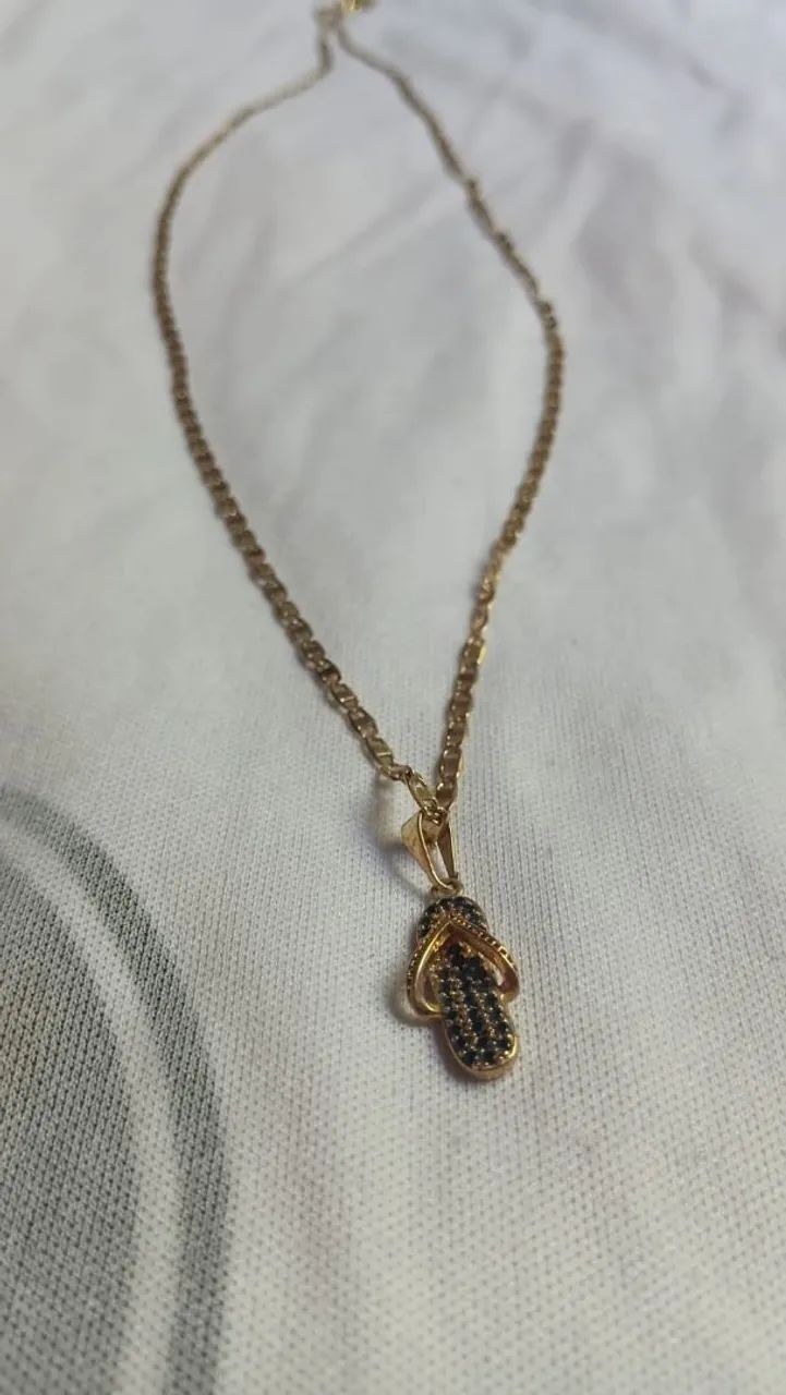 Vendo um cordão da magold com dois pingente  - Foto 2