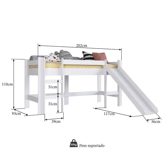 Cama Infantil, Cama com escorregador   - Foto 2
