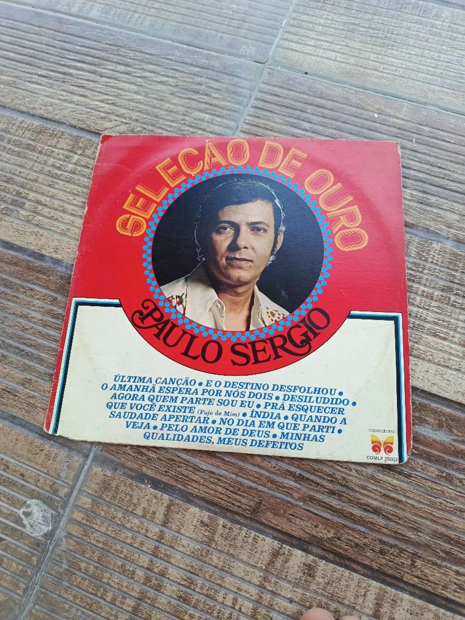 Disco de vinil 1977 - Paulo Sérgio "seleção de ouro"